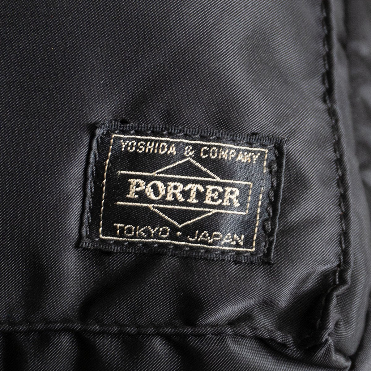 PORTER Tanker 2-Way Nylon Shoulder Bag Black Size ONE SIZE