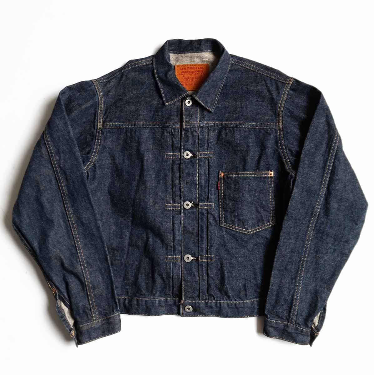 LEVI'S 1st 506XX Big E Made in Japan Denim Jacket Size XXS