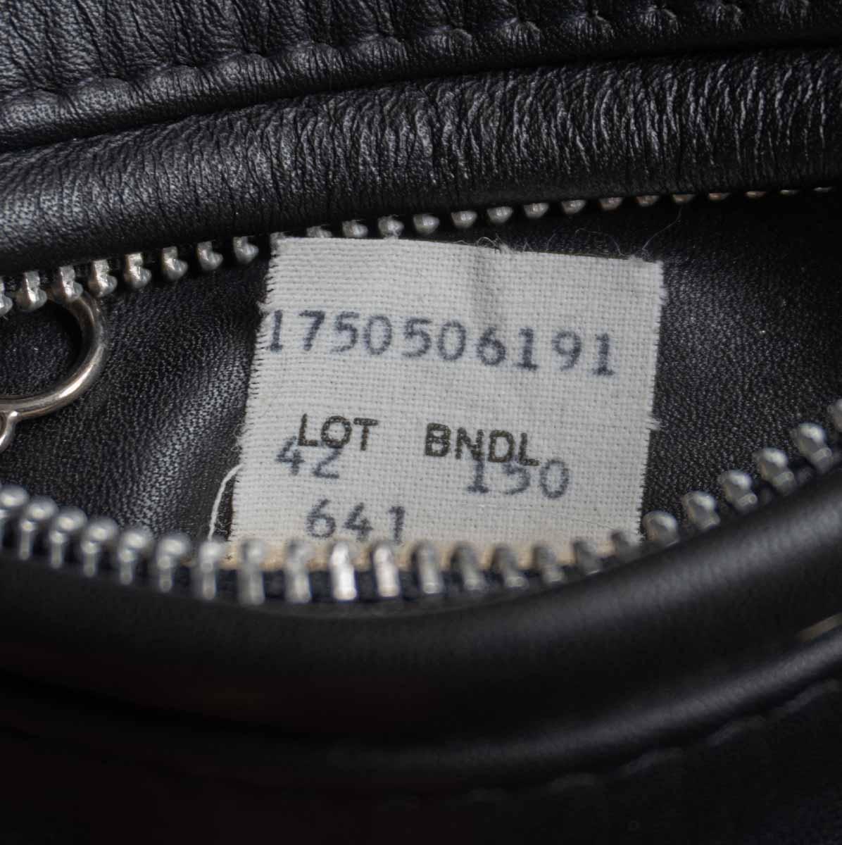 SCHOTT 641 Single Rider Leather Jacket Removable Size XS