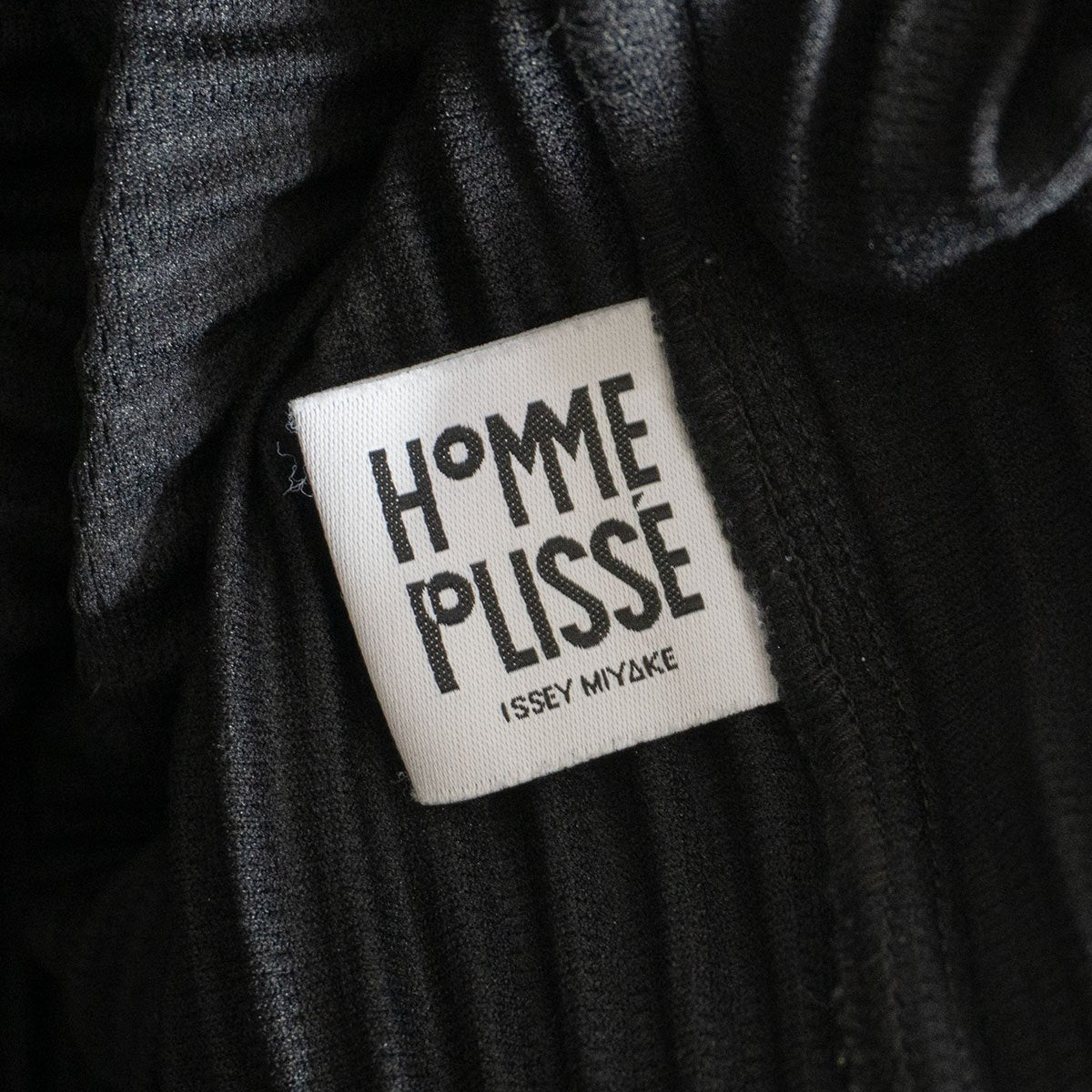 HOMME PLISSE ISSEY MIYAKE Pleated Cut & Sew Black Size L