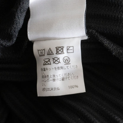HOMME PLISSE ISSEY MIYAKE Pleated Cut & Sew Black Size L