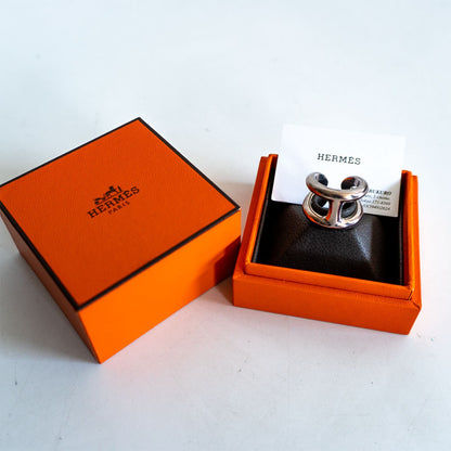 HERMES Osmose GM 925 Silver Ring Size ONE SIZE