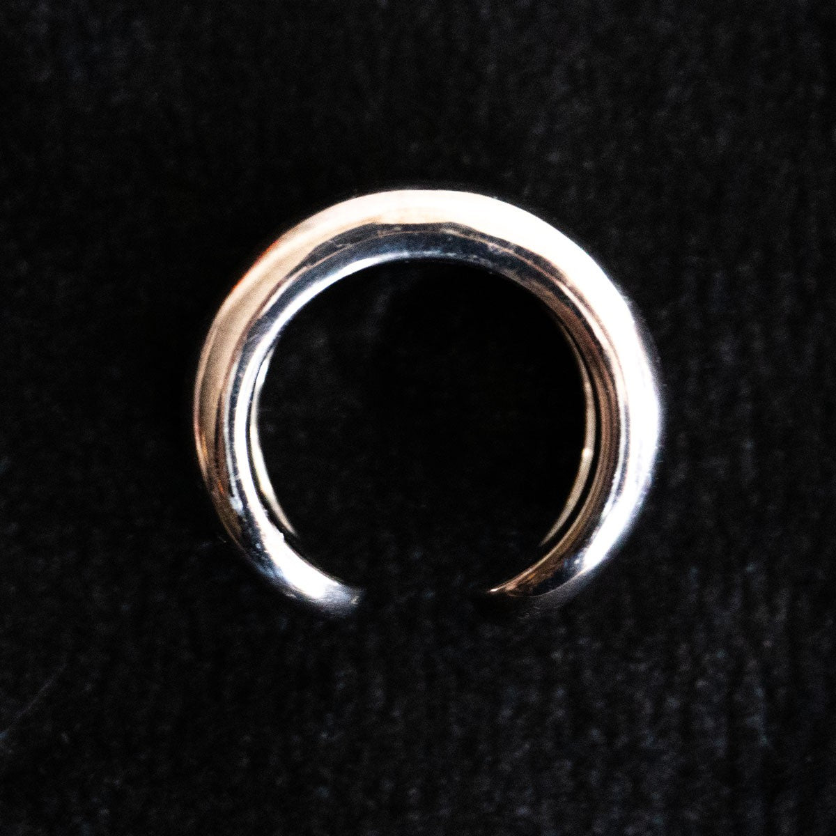 HERMES Osmose GM 925 Silver Ring Size ONE SIZE