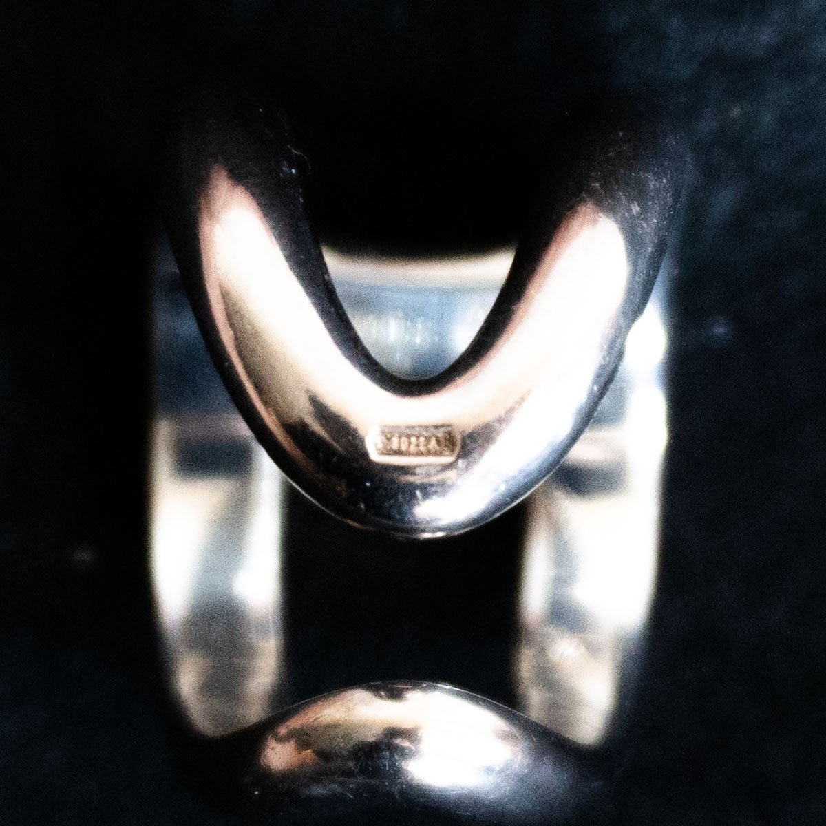 HERMES Osmose GM 925 Silver Ring Size ONE SIZE