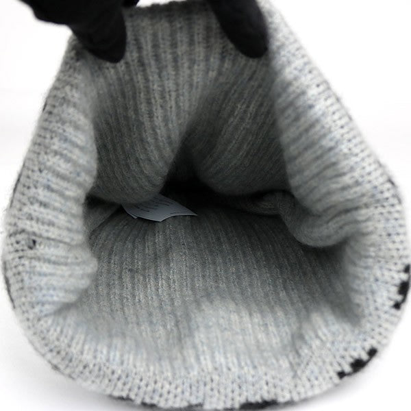 CHROME HEARTS BIG DADDY Cashmere Silver Beanie Gray