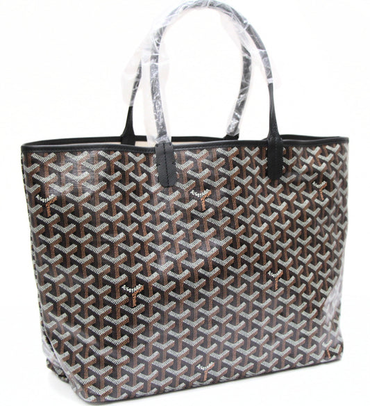 GOYARD Saint Louis PM PVC Pouch Black