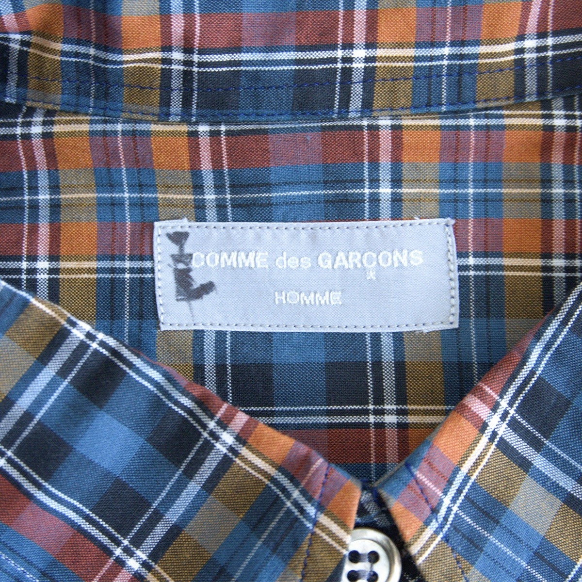 COMME des GARCONS HOMME 90s Oversized Check Shirt Size XL