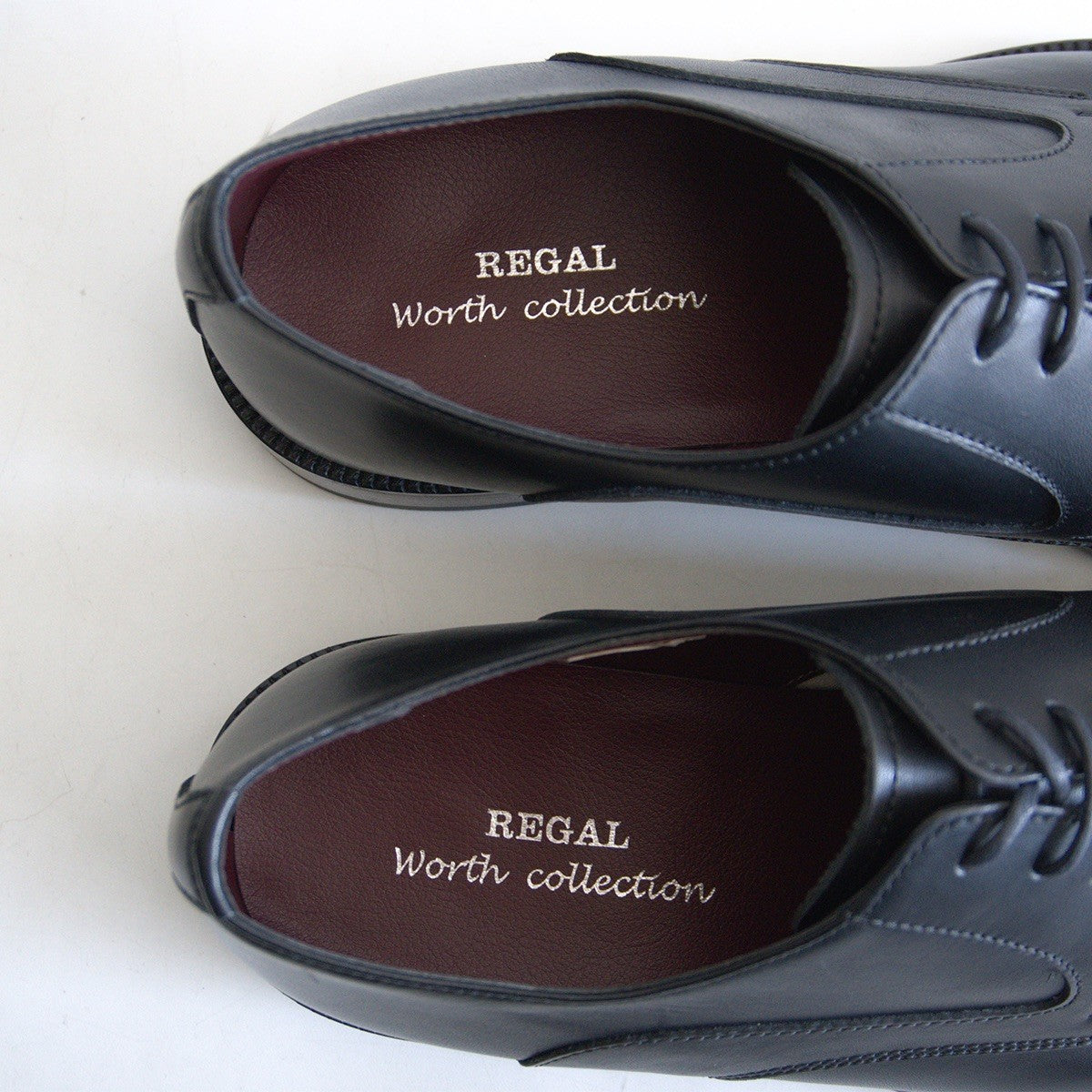 REGAL worth collection Plain Toe Leather Shoes Size 7.5