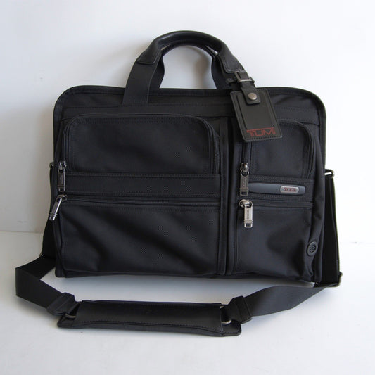 TUMI Alpha 2-Way Briefcase Black Size ONE SIZE