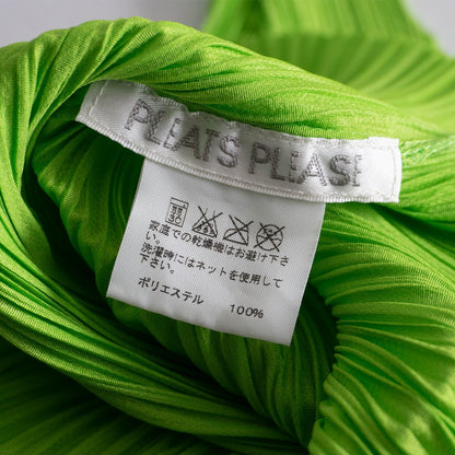 PLEATS PLEASE ISSEY MIYAKE Pleated Asymmetric Top Size L