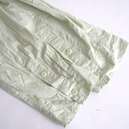 CASEY CASEY Volume Shirt Paper Cotton Light Green Size M