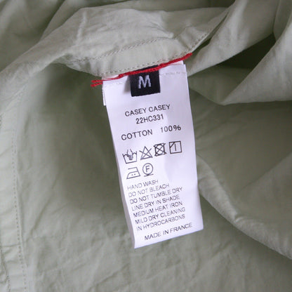CASEY CASEY Volume Shirt Paper Cotton Light Green Size M