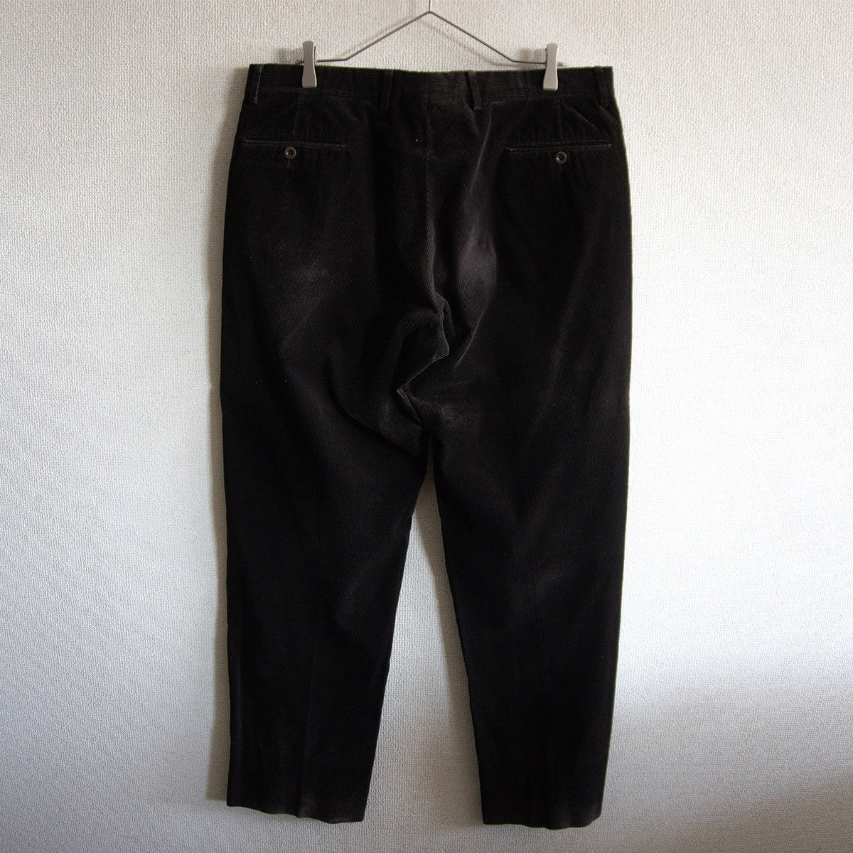 HERMES Brown Corduroy Slacks Pants Size 56
