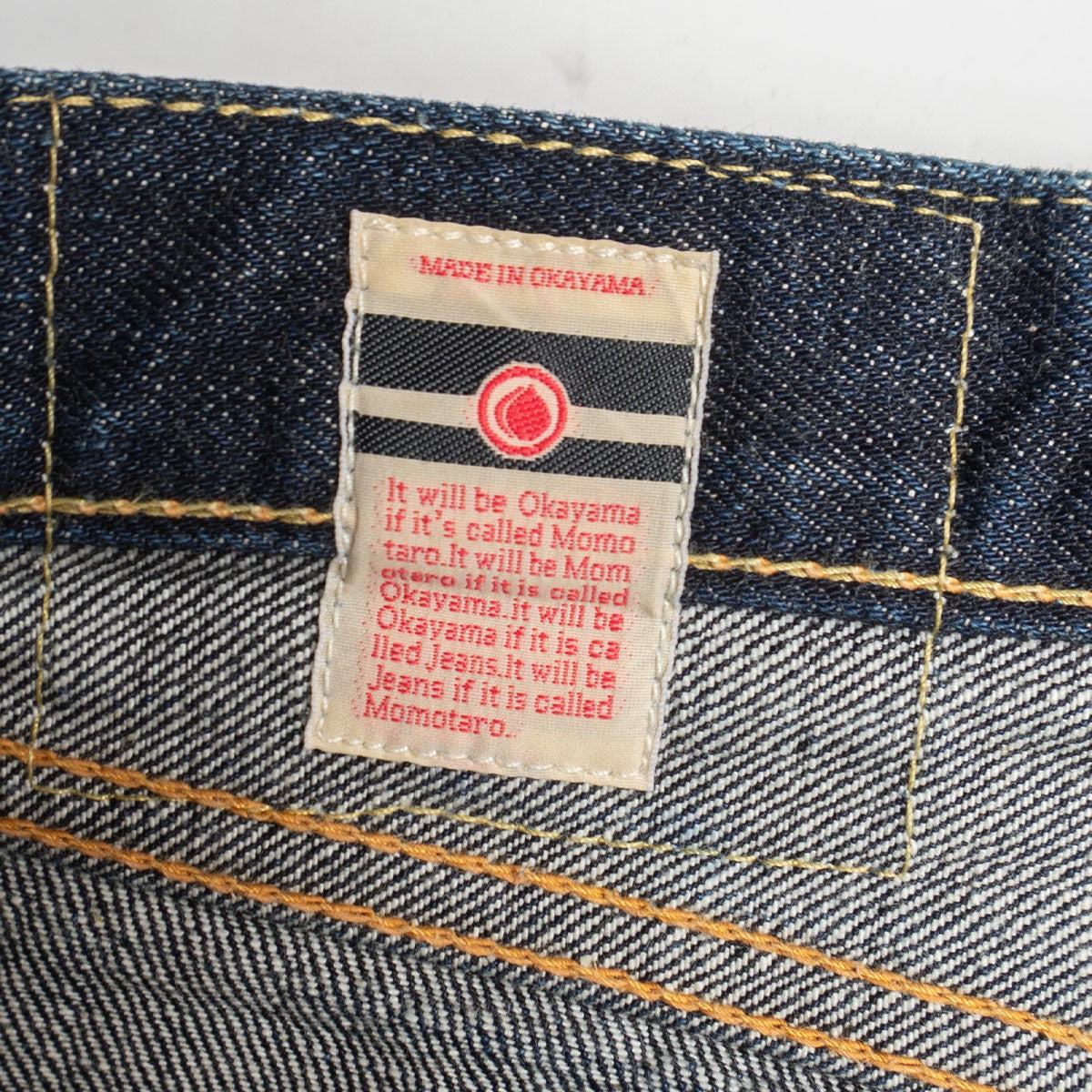 Momotaro Jeans 0705SP Tight Straight Denim Blue Size 33