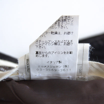 HERMES Brown Corduroy Slacks Pants Size 56