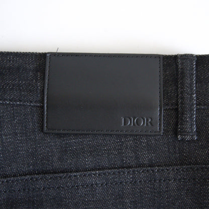 Dior HOMME 22SS Oblique Roll-Up Slim Jeans Size 30