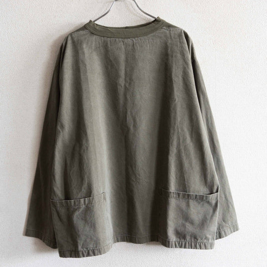 NIGEL CABOURN Fisherman's Cotton Twill Pullover Size L