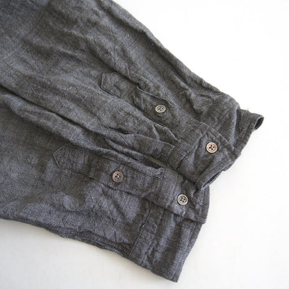 PORTER CLASSIC Roll Up Bamboo Linen Shirt Size XL