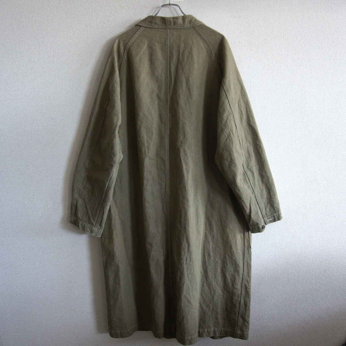 NIGEL CABOURN 40s Cotton Linen Denim Engineer Coat Size L