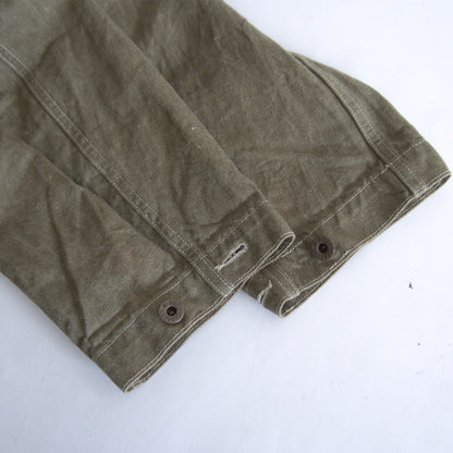 NIGEL CABOURN 40s Cotton Linen Denim Engineer Coat Size L
