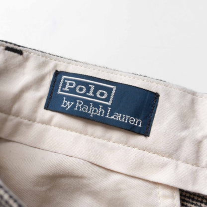 POLO RALPH LAUREN Cotton Linen 2-Tuck Houndstooth Size 32×32