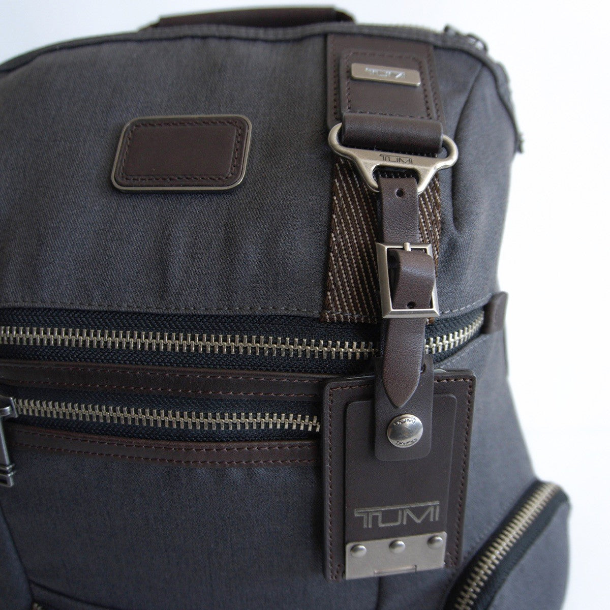 TUMI Alpha Bravo Knox Backpack Gray Size ONE SIZE