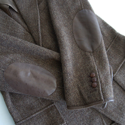 POLO RALPH LAUREN Wool Tweed Elbow Patch Tailored Size L