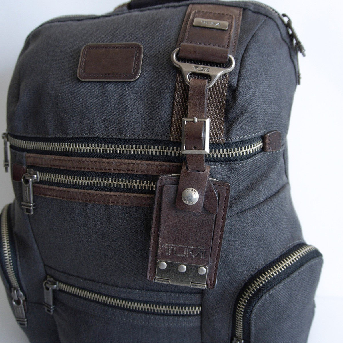 TUMI Alpha Bravo Knox Backpack Gray Size ONE SIZE