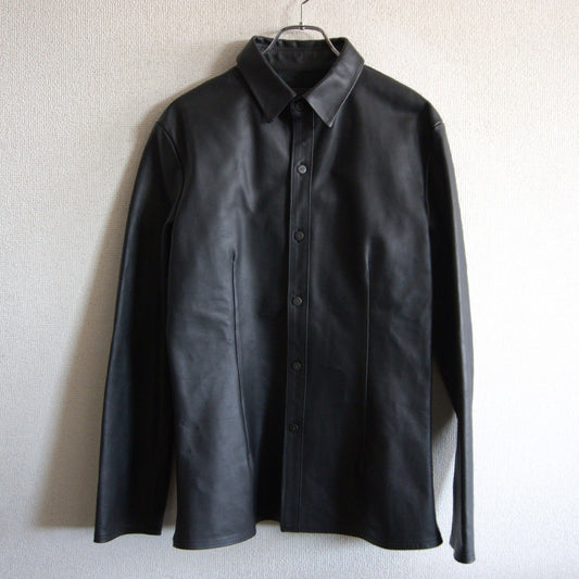 ISAMU KATAYAMA BACKLASH India Calf Leather Shirt Size L