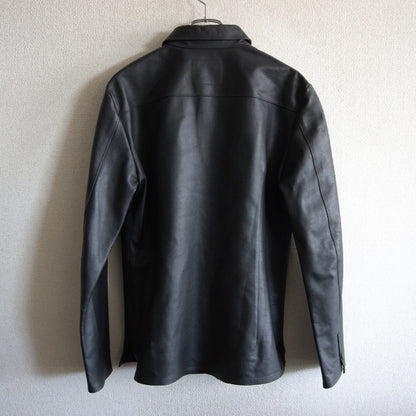 ISAMU KATAYAMA BACKLASH India Calf Leather Shirt Size L