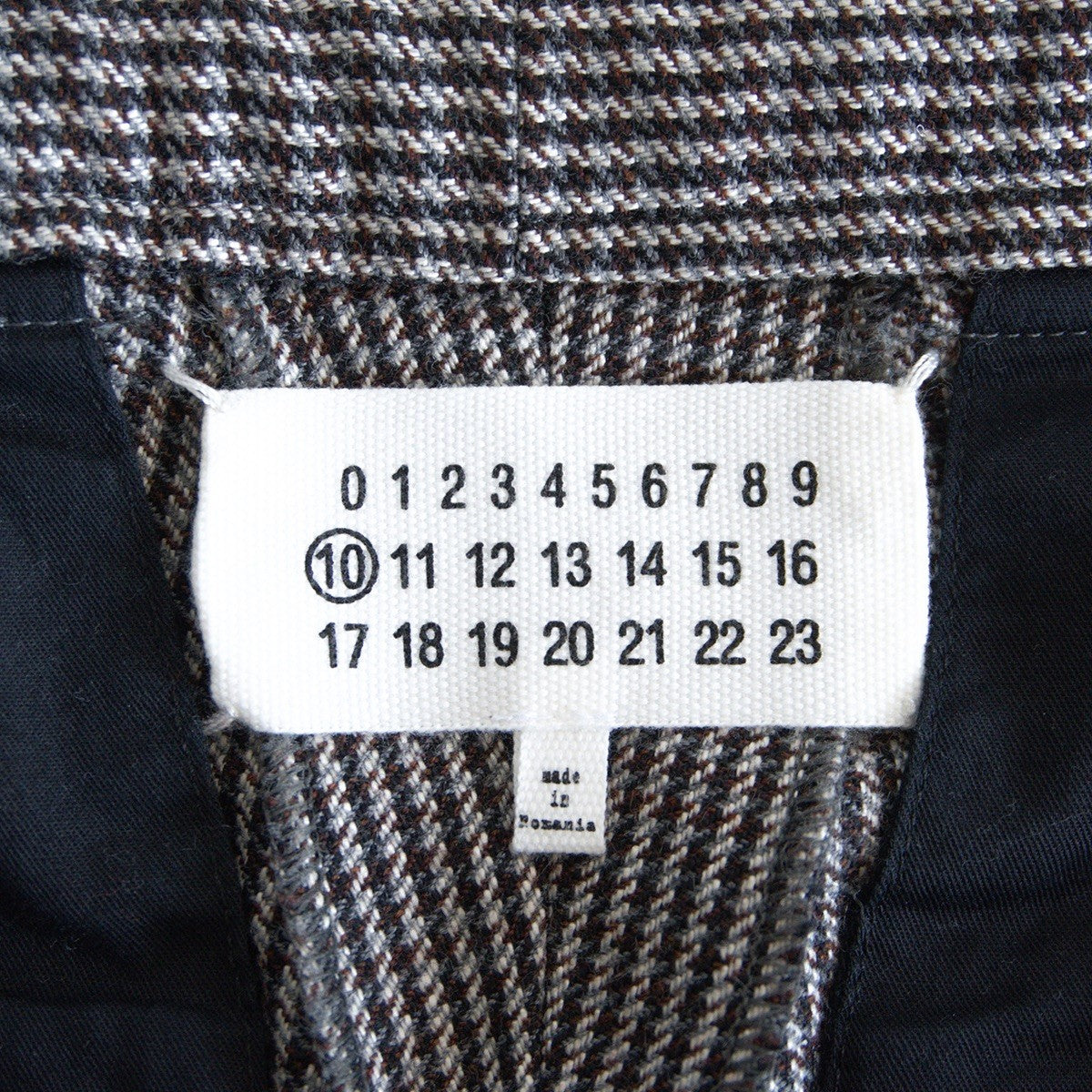 Maison Martin Margiela 15AW Gingham Check Pants Size 32