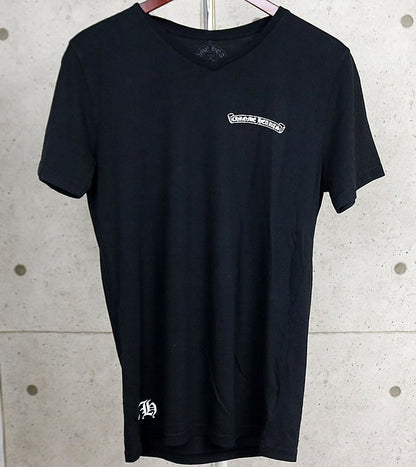 CHROME HEARTS CH Plus Scroll Label T-Shirt Black Size M