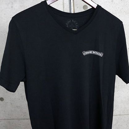 CHROME HEARTS CH Plus Scroll Label T-Shirt Black Size M