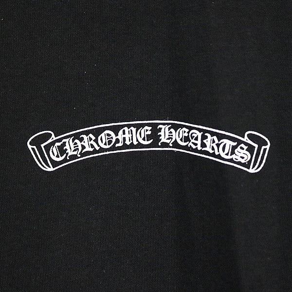 CHROME HEARTS CH Plus Scroll Label T-Shirt Black Size M