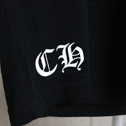 CHROME HEARTS CH Plus Scroll Label T-Shirt Black Size M