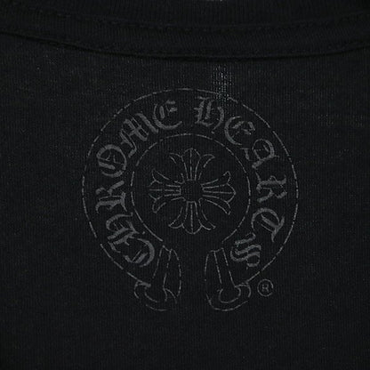 CHROME HEARTS CH Plus Scroll Label T-Shirt Black Size M