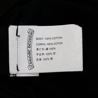 CHROME HEARTS CH Plus Scroll Label T-Shirt Black Size M