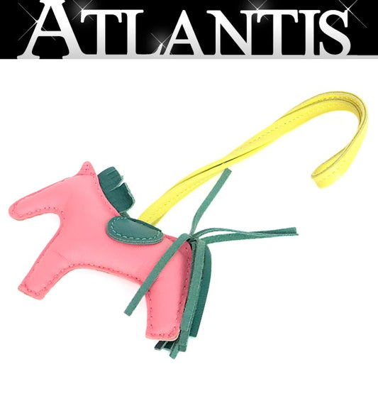 HERMES Rodeo PM Lambskin Bag Charm Multi