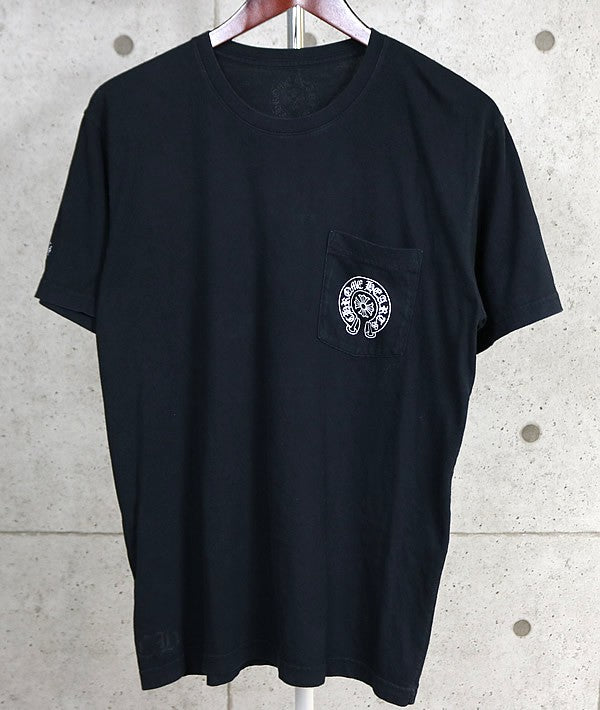 CHROME HEARTS Gradient Circle Logo T-Shirt Black Size L