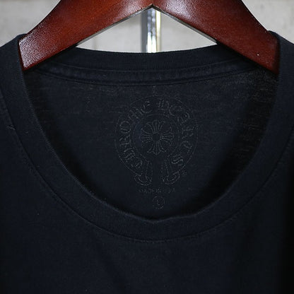 CHROME HEARTS Gradient Circle Logo T-Shirt Black Size L
