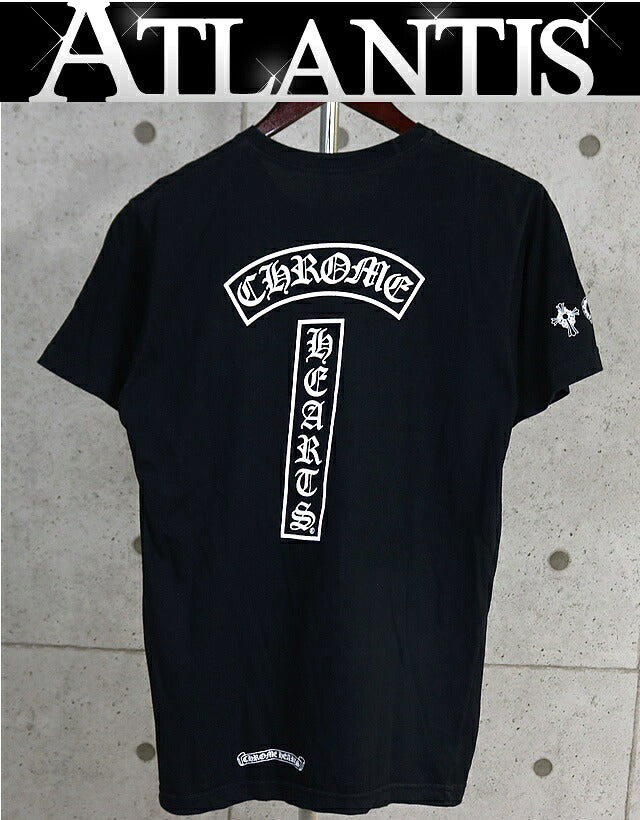 CHROME HEARTS T-Bar Horseshoe Pocket T-Shirt Black Size M