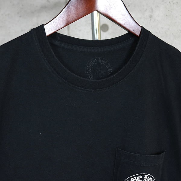 CHROME HEARTS T-Bar Horseshoe Pocket T-Shirt Black Size M