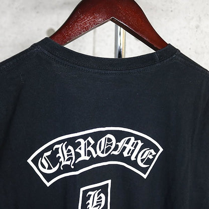 CHROME HEARTS T-Bar Horseshoe Pocket T-Shirt Black Size M
