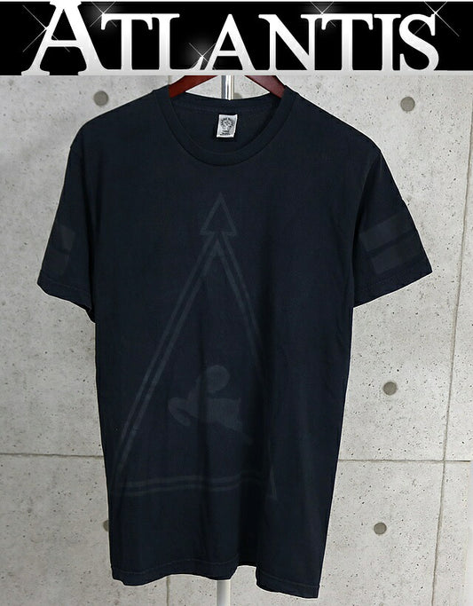 CHROME HEARTS Old Foti Kritzen T-Shirt Black Size L