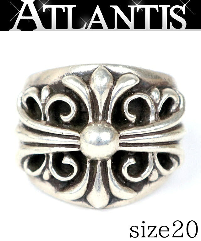 CHROME HEARTS SV925 Keeper Ring Size JP 20