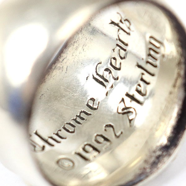 CHROME HEARTS SV925 Keeper Ring Size JP 20