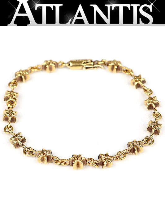 CHROME HEARTS 22K Gold Tiny Star 13-Link Bracelet