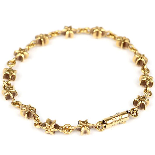 CHROME HEARTS 22K Gold Tiny Star 13-Link Bracelet