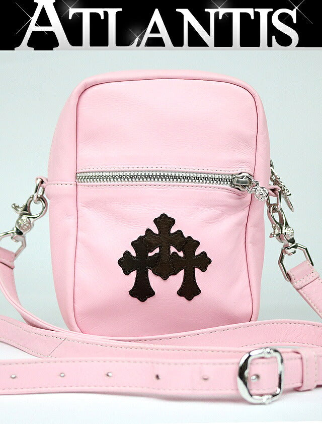 CHROME HEARTS TAKA MINI Cross Patch Leather Shoulder Bag