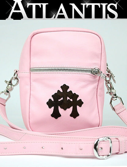 CHROME HEARTS TAKA MINI Cross Patch Leather Shoulder Bag